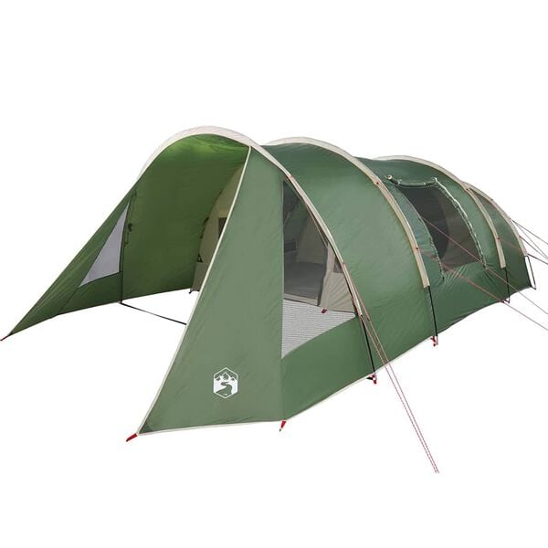 vidaXL Tunnel Tent with Roof Green and White 805 x 405 x 211 cm