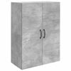 vidaXL Wall-Mounted Cabinet Concrete Grey 66 x 34.5 x 90 cm