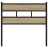 vidaXL Replace Headboard Sonoma Oak 80 cm Iron and Engineered Wood