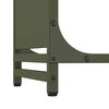 vidaXL Firewood Rack Olive Green 90x28x65 cm Cold-rolled steel