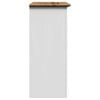 vidaXL Bathroom Sink Cabinet BODO White and Brown 70x35x80 cm