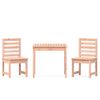 vidaXL 3 Piece Garden Bistro Set Solid Wood Douglas