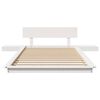 vidaXL Bed Frame White 90 x 200 cm Wood