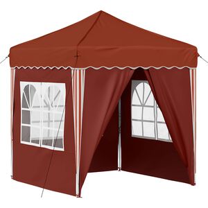 vidaXL Pop-up Party Tent Terracotta 195 x 195 x 245 cm Oxford Fabric