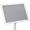 vidaXL Poster Stands 2 pcs Silver 32.5x 24 x 78 cm Aluminium alloy