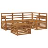 vidaXL Outdoor Sofa Set 5 pcs Natural Solid Acacia Wood