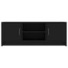 vidaXL TV Cabinet Black 102x30x37.5 cm Engineered Wood