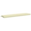vidaXL Bench Cushion SOEST 100% Polyester Cream 170 x 40 x 8 cm