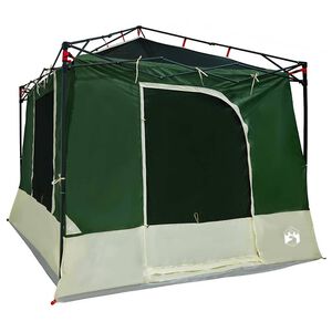 vidaXL Inner Tent 6-Person Green Taffeta