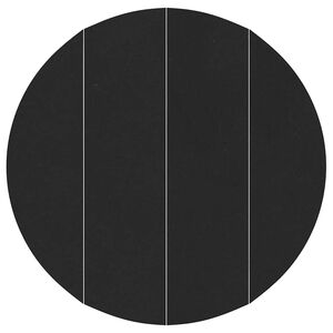 vidaXL Pool Ground Sheet Folding Black &Oslash; 458 cm Non-woven Fabric