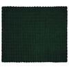 vidaXL Faux Rabbit Fur Blanket Dark Green 130 x 150 cm Polyester