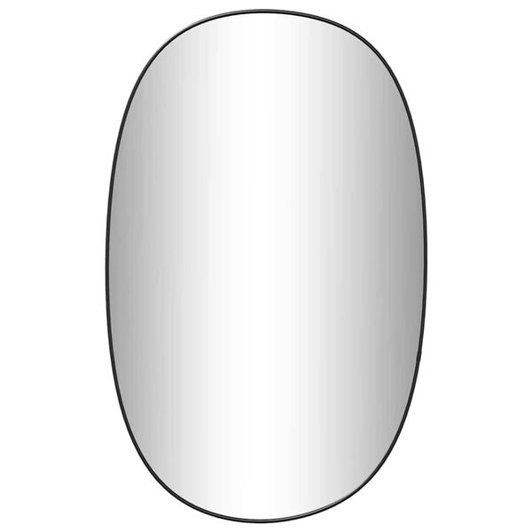 vidaXL Wall Mirror Black 80x50 cm