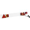 vidaXL Trailer Light Red 115x7x14 cm 12V Classic Bulb