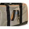 Kurgo Dog Travel Bag "Wander Carrier" Black. Orange and Sand