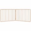 vidaXL Dog Gate Foldable 2 Panels 160 cm Poplar Wood