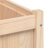 vidaXL Garden Planter 70x70x70 cm Solid Wood Pine