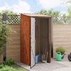 vidaXL Garden Sheds Brown 103 x 86 x 200 cm Metal