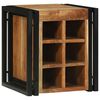 vidaXL Wine Rack Brown 34.5 x 35 x 39 cm Solid Acacia wood