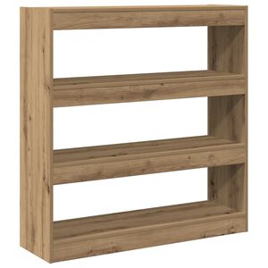 vidaXL Book Cabinet Artisan oak 100 x 30 x 103 cm Engineered Wood