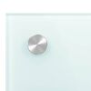 vidaXL Kitchen Backsplash Milk 90 x 40 cm Tempered Glass