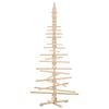 vidaXL Wooden Christmas Tree for Decoration 210 cm Solid Wood Pine