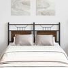 vidaXL Replace Headboard Brown Oak 120 cm Engineered Wood and Steel