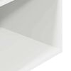 vidaXL Bedside Cabinets with Drawer 2 pcs White 35x34x66.5 cm