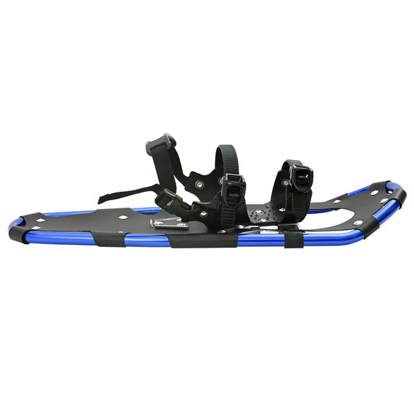 vidaXL 3 in 1 Snowshoes Blue and Black 25 inches Aluminum and HDPE