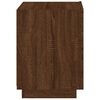 vidaXL Bedside Cabinets with LED Lights 2 pcs Brown Oak Engineered Wood