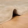 vidaXL Faux Sheepskin Rug Tafalla Beige 100 x 200 cm Polyester