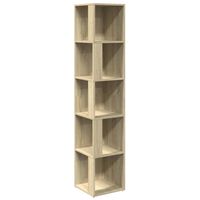 vidaXL Corner Cabinet Sonoma Oak 33x33x164.5 cm Engineered Wood