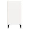 vidaXL Bedside Cabinets 2 pcs High Gloss White 40x35x70cm Engineered Wood
