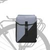 vidaXL Bicycle Bag Black and Grey 15.5 x 31.5 x 40 cm Polyester