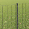 vidaXL Fence and Post Grey 1.4 x 10 m Steel