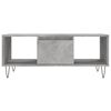 vidaXL Coffee Table Concrete Grey 90x50x36.5 cm Engineered Wood