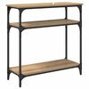 vidaXL Console Table Artisan Oak 75 x 29 x 75 cm Engineered Wood