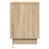 vidaXL Bedside Cabinet Sonoma Oak 39 x 34.5 x 50 cm Engineered wood