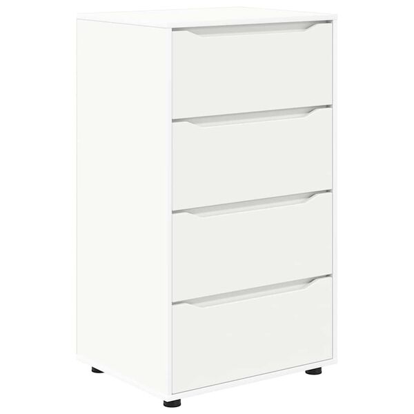 vidaXL Storage Cabinets 2 pcs White 60 x 48 x 105 cm Engineered Wood