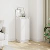 vidaXL Sideboard White 31.5x34x75 cm Solid Wood Pine