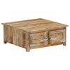 vidaXL Coffee Table 70x70x30 cm Solid Mango Wood