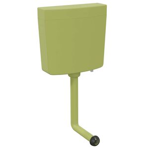 vidaXL Toilet Cistern with Bottom Water Inlet 3/6 L Olive