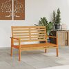 vidaXL Garden Sofa Bench 120 cm Solid Wood Acacia