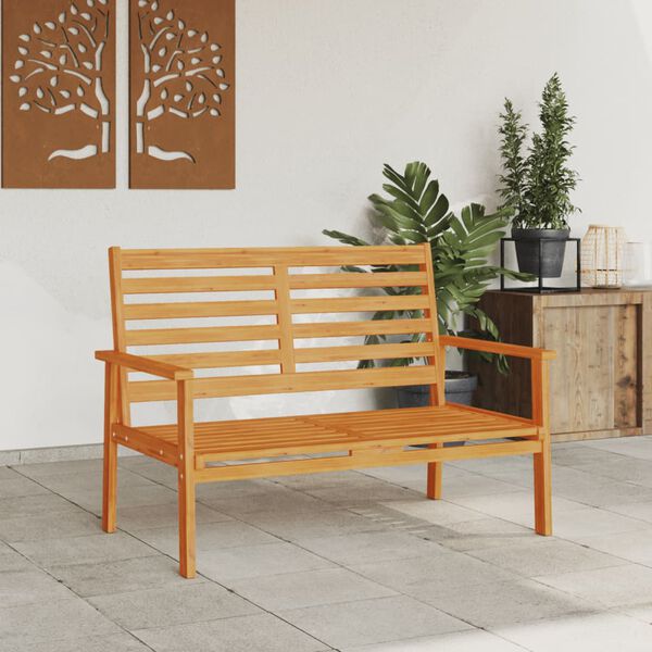 vidaXL Garden Sofa Bench 120 cm Solid Wood Acacia