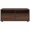 vidaXL TV Cabinet Brown Oak 100 x 48 x 43 cm Engineered Wood