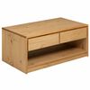 vidaXL Coffee Table SAUDA Oak 99x55x45 cm Solid Wood Pine