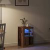 vidaXL LED Sideboard Old Wood 41 x 37 x 67 cm Engineered Wood