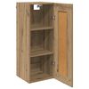 vidaXL Wall Mounted Cabinet Artisan Oak 34.5 x 34 x 90 cm