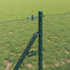 vidaXL Fence Post Green 100 x 0.6 m (13 mm mesh) Steel and PVC