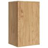 vidaXL Bathroom Wall Cabinet Wax Brown 35 x 30 x 60 cm Solid Pine Wood