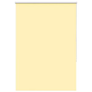 vidaXL Roller Blind Blackout Yellow 105x175 cm Fabric Width 100.7 cm Polyester